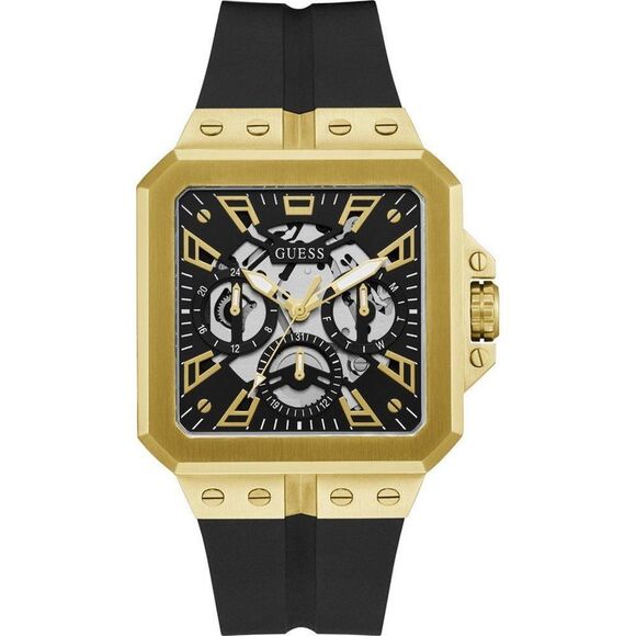 Guess Black Synthetic Dress Men´s Watch